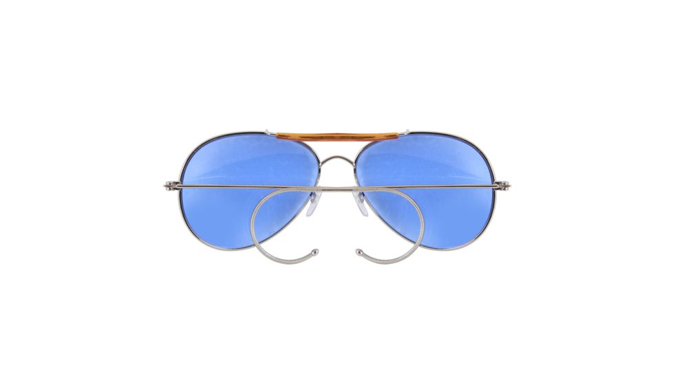 Rothco Aviator Air Force Style Sunglasses, Blue, Military Printed Case and Box, 10200-Blue-MilitaryPrintedCaseBox