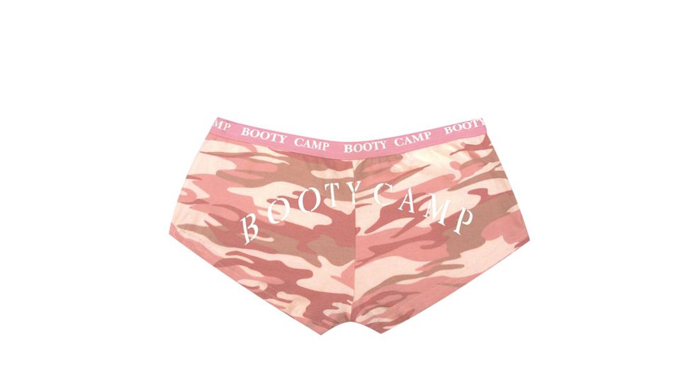 Rothco Baby Pink Camo Booty Camp Booty Shorts &amp; Tank Top, Extra Small, 3976-Bottom-XS