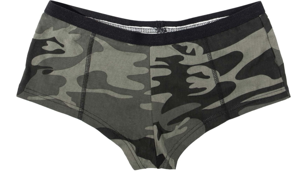 Rothco Black Camo Booty Camp Shorts - Womens, 2XL, 3715-2XL