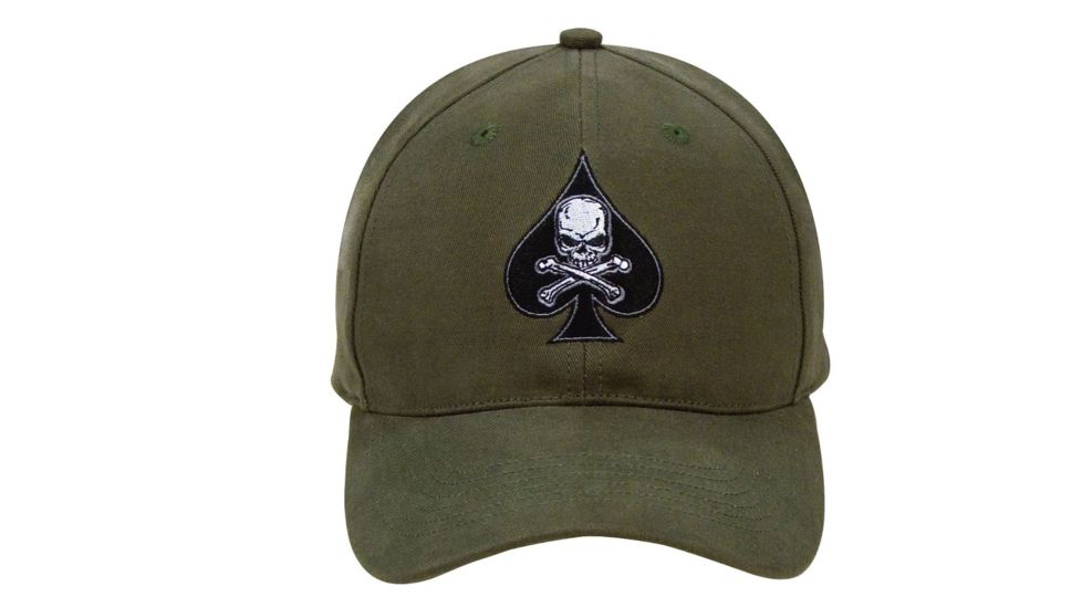 Rothco Black Ink Death Spade Low Profile Insignia Cap, 9884