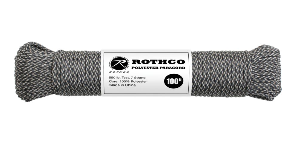 Rothco Camo Polyester Paracord, ACU Digital Camo, 100 ft, 30814-ACUDigitalCamo-100