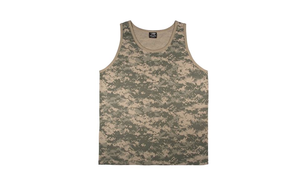 Rothco Camo Tank Top, ACU Digital Camo, Small, 8764-ACUDigitalCamo-S