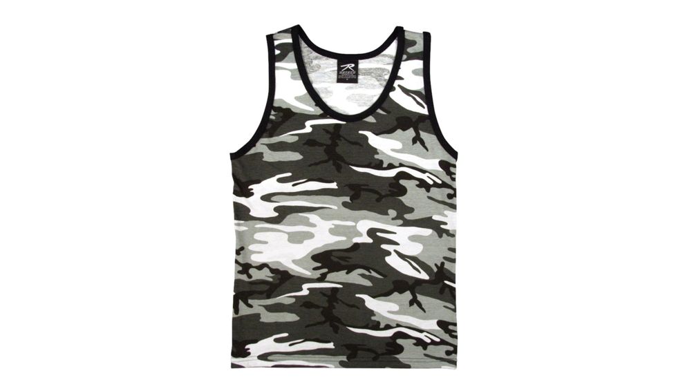 Rothco Camo Tank Top, City Camo, M, 6601-CityCamo-M