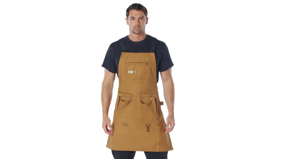 Rothco Canvas Full Work Apron, Coyote Brown, 42029-CoyoteBrown