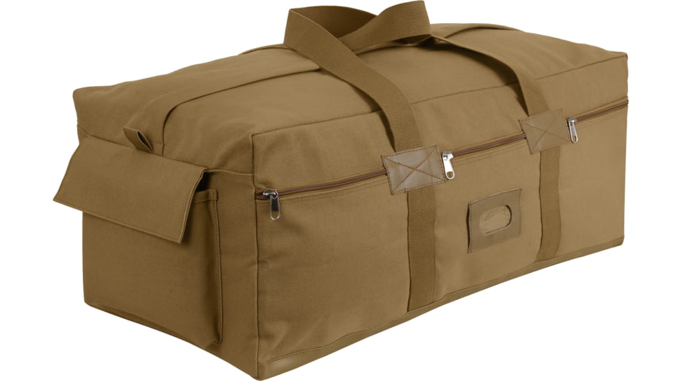 Rothco Canvas Israeli Type Duffle Bag, Coyote Brown, 8137-724