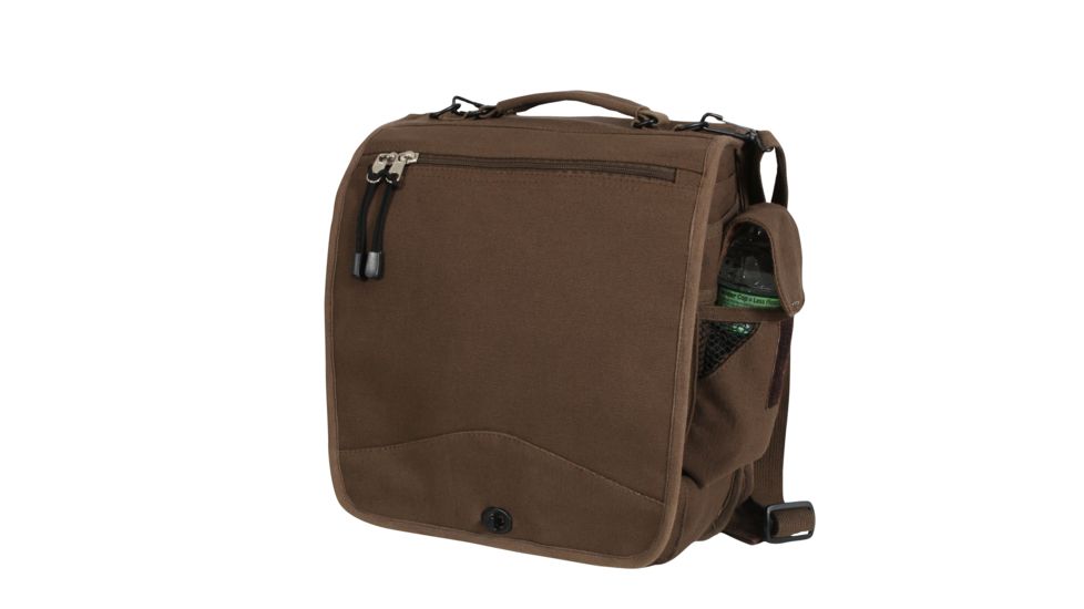Rothco Canvas M-51 Engineers Field Bag, Earth Brown, 8622-EarthBrown