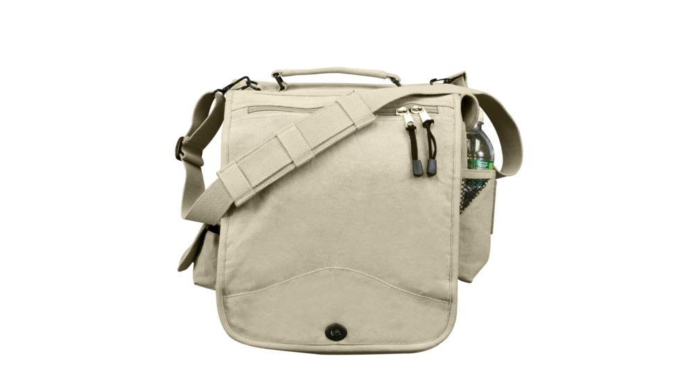 Rothco Canvas M-51 Engineers Field Bag, Khaki, 8672-Khaki