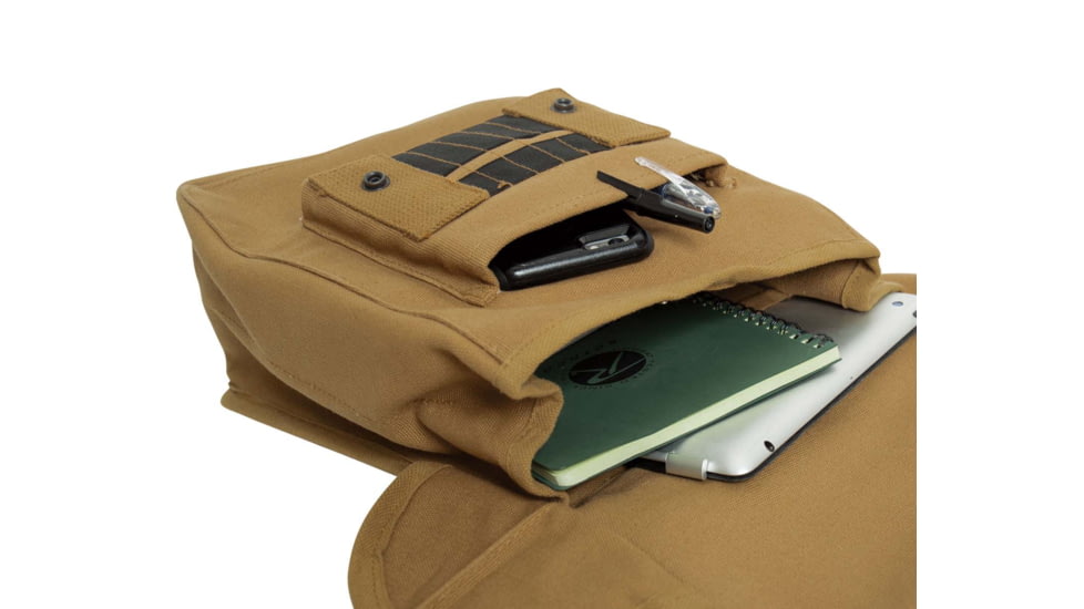 Rothco Canvas Map Case Shoulder Bag, Coyote Brown, 5595-CoyoteBrown