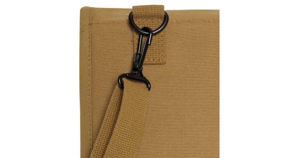 Rothco Canvas Map Case Shoulder Bag, Coyote Brown, 5595-CoyoteBrown