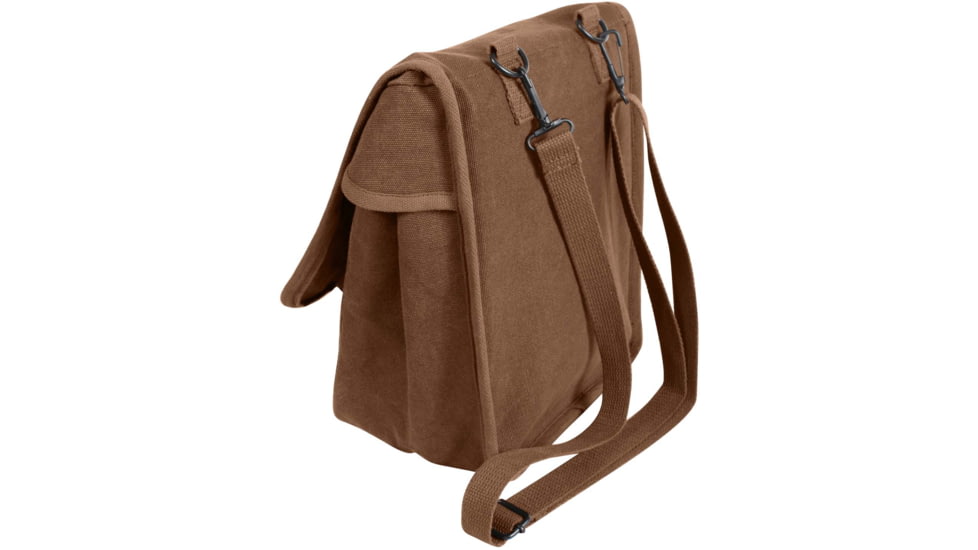 Rothco Canvas Map Case Shoulder Bag, Earth Brown, 5797-EarthBrown