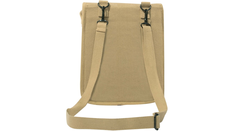 Rothco Canvas Map Case Shoulder Bag, Khaki, 55970-Khaki