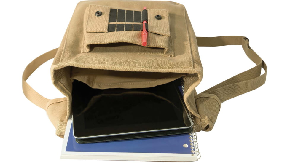 Rothco Canvas Map Case Shoulder Bag, Khaki, 55970-Khaki