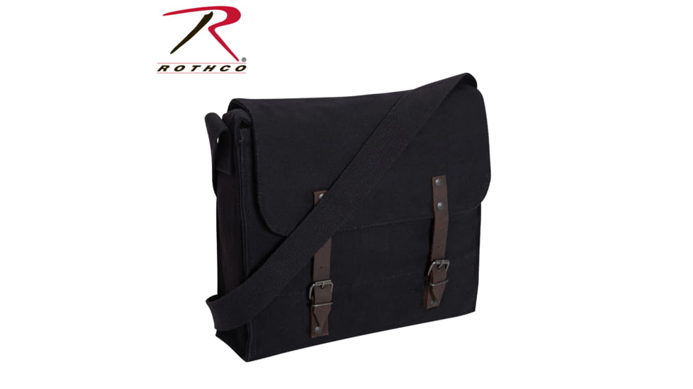 Rothco Canvas Medic Bag, Black, 8138-Black