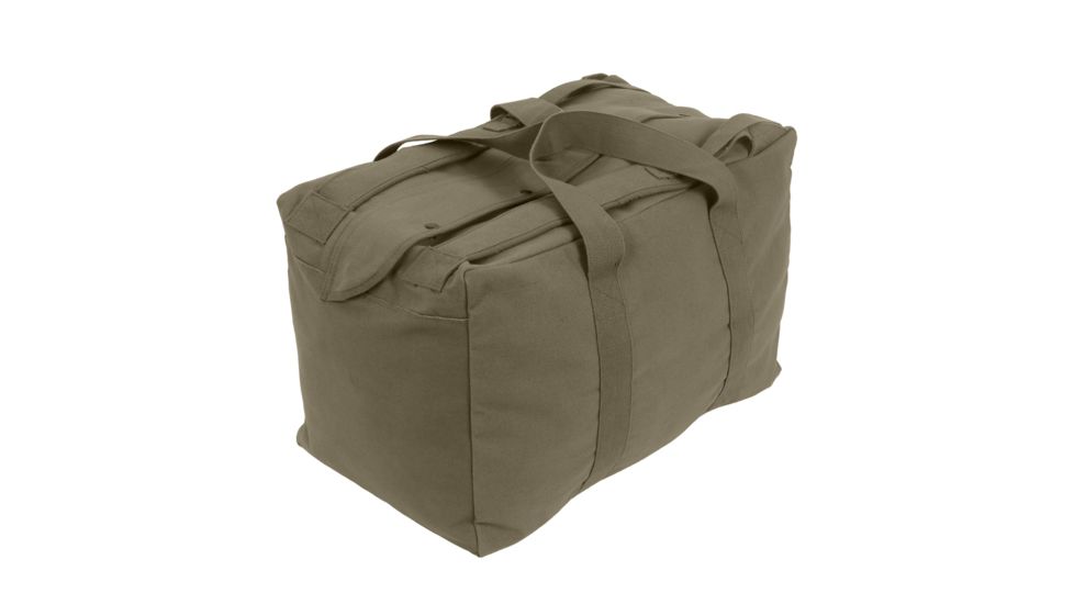 Rothco Canvas Mossad Type Tactical Canvas Cargo Bag, Olive Drab, 3125-OliveDrab