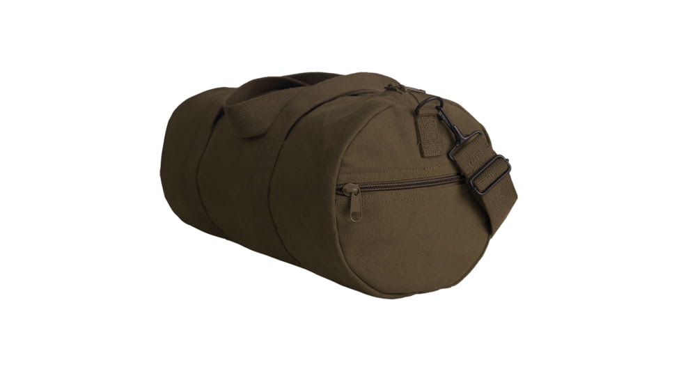 Rothco Canvas Shoulder Duffle Bags, 15in, Earth Brown, 22152-EarthBrown-15Inches