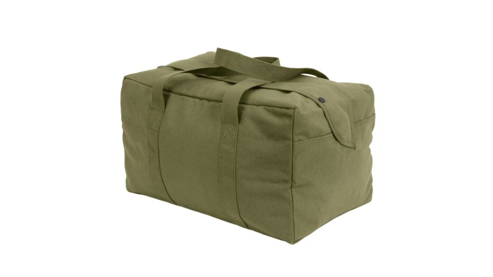 Rothco Canvas Small Parachute Cargo Bag, Olive Drab, 7028-OliveDrab