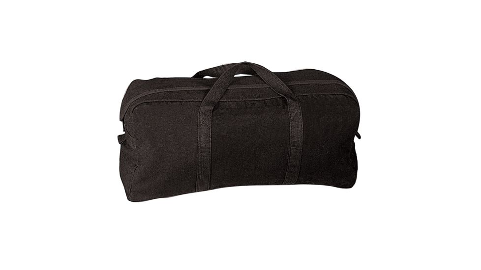 Rothco Canvas Tanker Style Tool Bag, Black, 8183