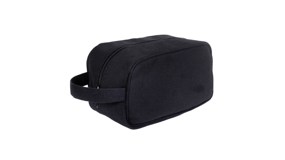 Rothco Canvas Travel Kit, Black, 8126-Black