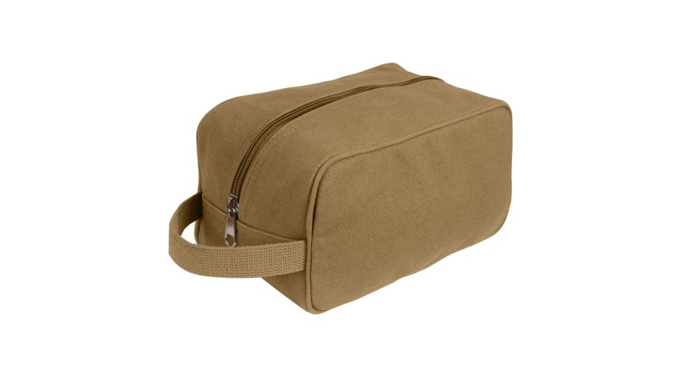 Rothco Canvas Travel Kit, Coyote Brown, 8126-CoyoteBrown