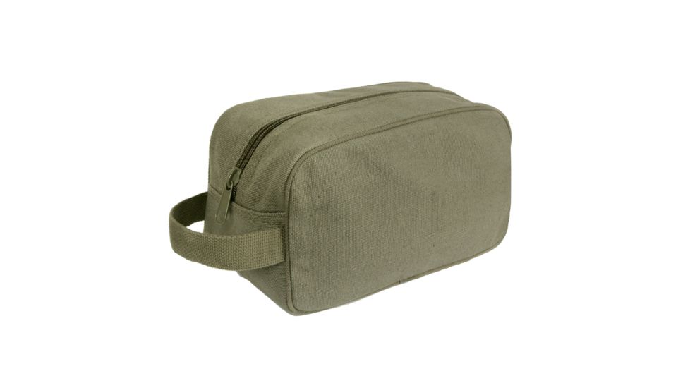 Rothco Canvas Travel Kit, Olive Drab, 8126-OliveDrab