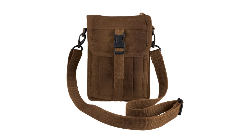 Rothco Canvas Travel Portfolio Bag, Brown, 2125-Brown