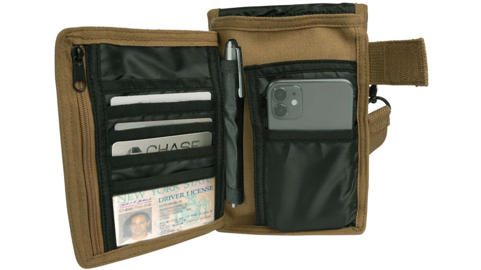 Rothco Canvas Travel Portfolio Bag, Coyote Brown, 21250-CoyoteBrown