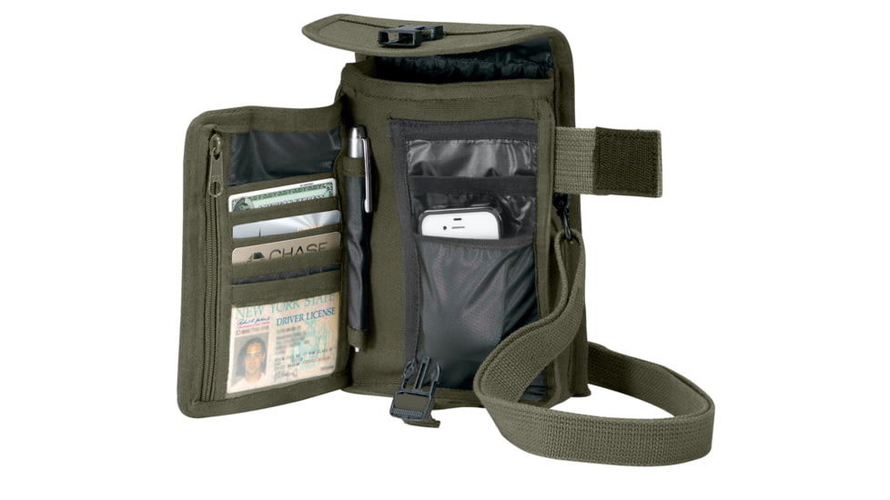 Rothco Canvas Travel Portfolio Bag, Brown, 2125-Brown