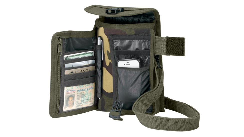 Rothco Canvas Travel Portfolio Bag, Brown, 2125-Brown