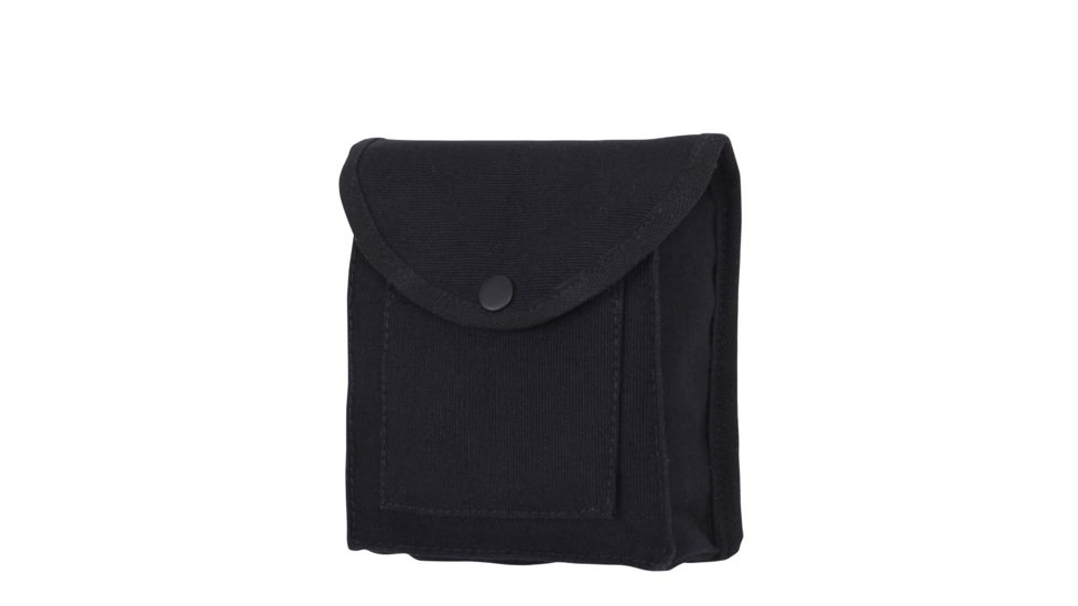 Rothco Canvas Utility Pouches, Black, 9008-Black