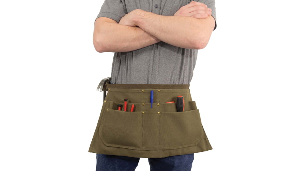 Rothco Canvas Waist Work Apron, Olive Drab, 42026-OliveDrab