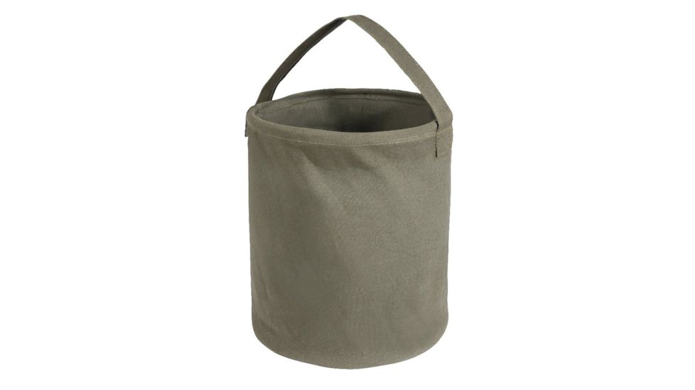 Rothco Canvas Water Bucket, Olive Drab, M, 9006-OliveDrab-M