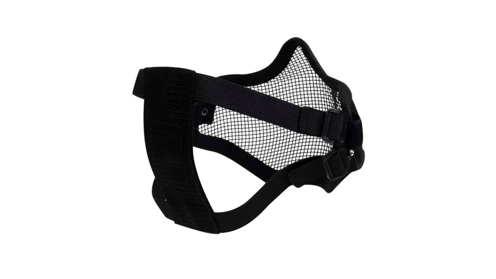 Rothco Carbon Steel Half Face Mask, Black, 847-Black