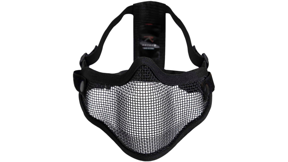 Rothco Carbon Steel Half Face Mask, Black, 847-Black