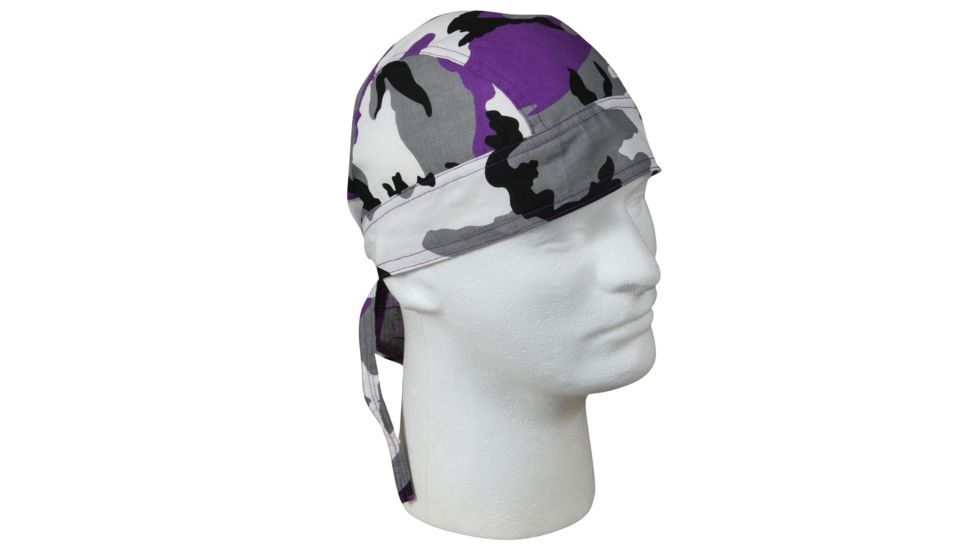 Rothco Color Camo Headwrap, Ultra Violet Camo, 5150-UltraVioletCamo