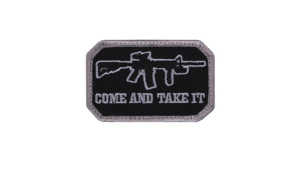 Rothco Come and Take It Morale Patch Black, 1892
