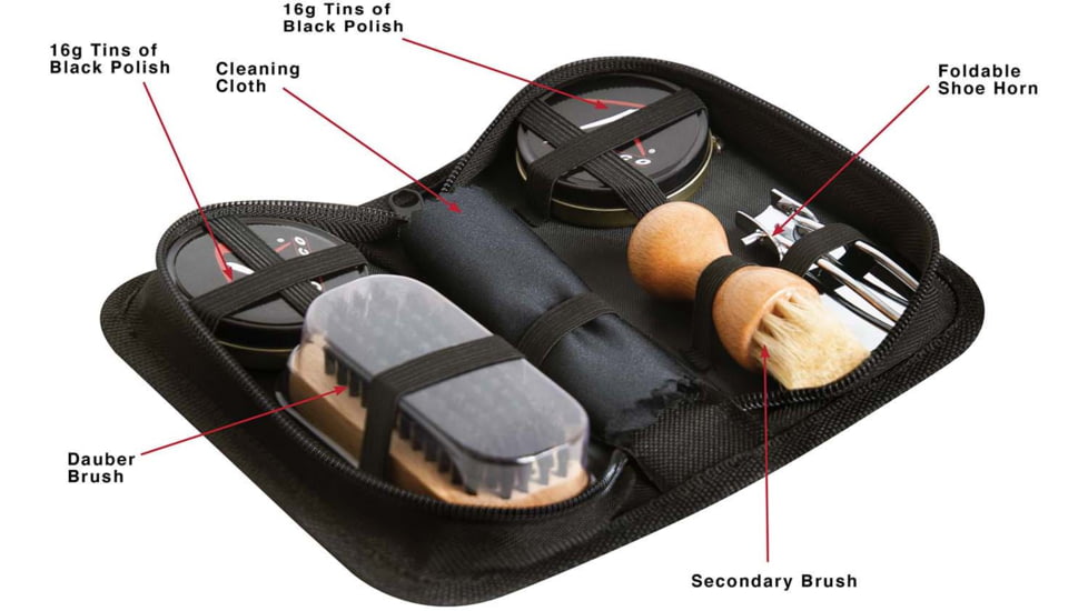 Rothco Compact Shoe Care Kit, Nylon, 1269