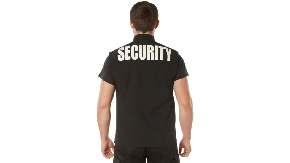 Rothco Concealed Carry Soft Shell Security Vest - Black, Small, 1961-S