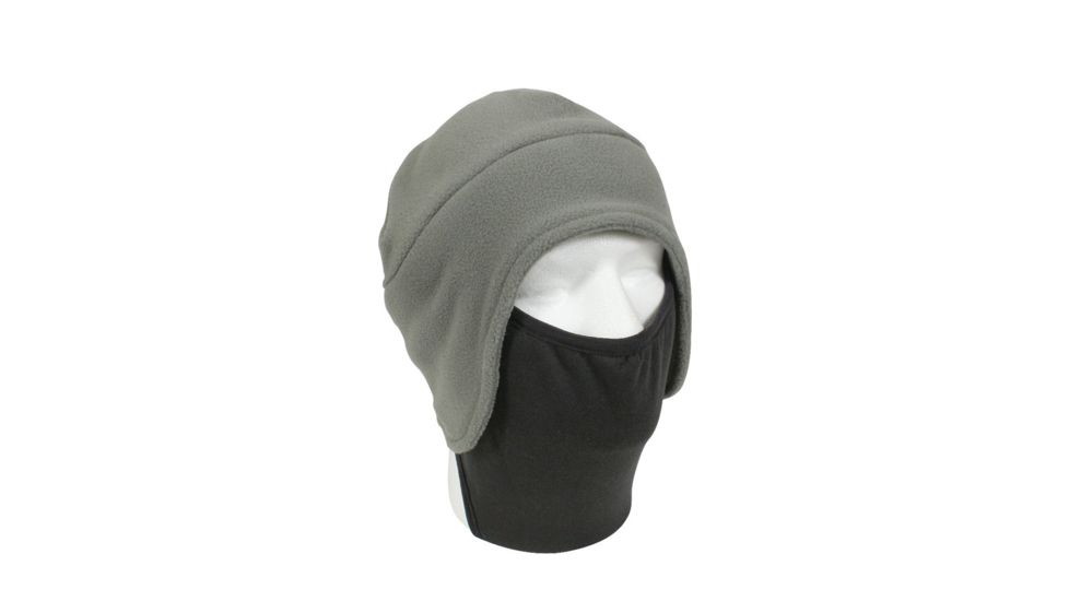 Rothco Convertible Fleece Cap w/ Poly Facemask, Foliage Green, 8944-FoliageGreen