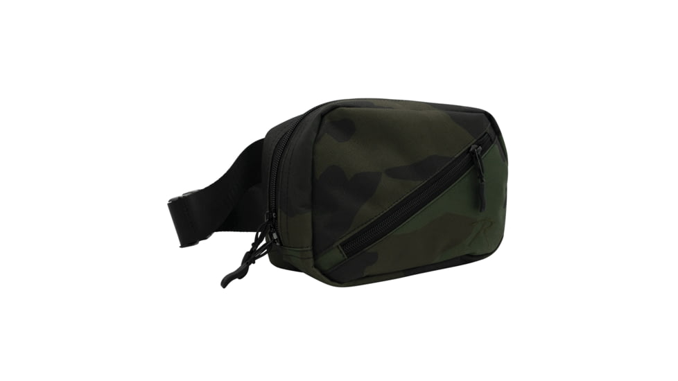 Rothco Crossbody Day Bag, 2L, Midnight Woodland Camo, 26983