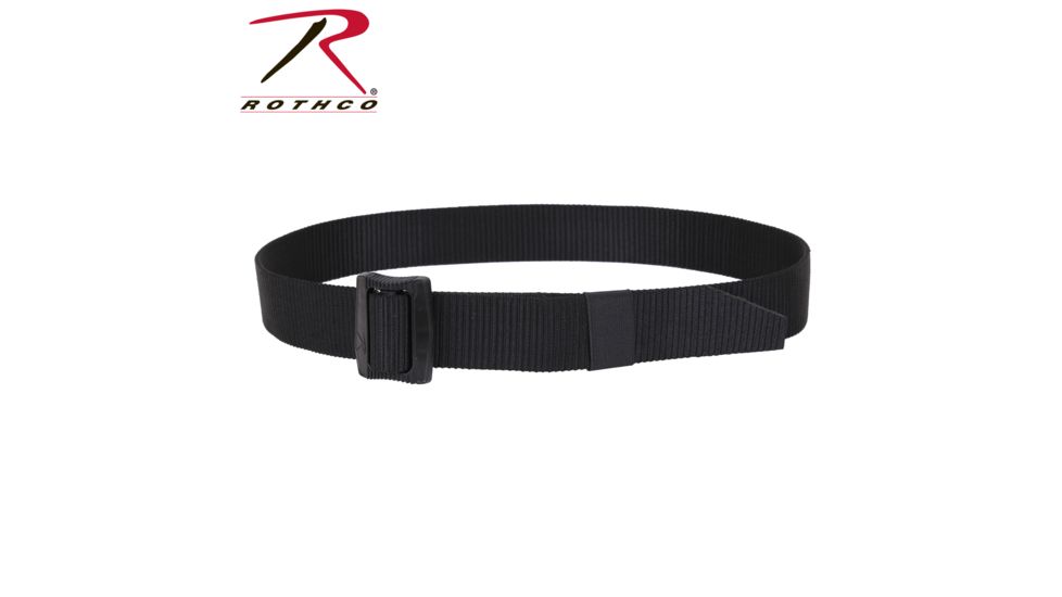 Rothco Deluxe BDU Belt, Black, M, 44098-Black-M