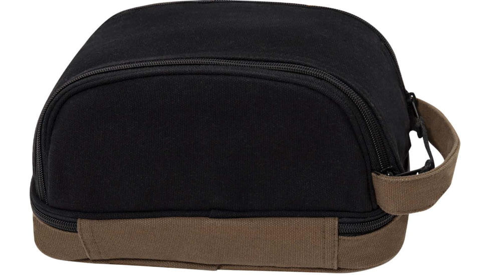 Rothco Deluxe Canvas Travel Kit, Black, 1854-Black