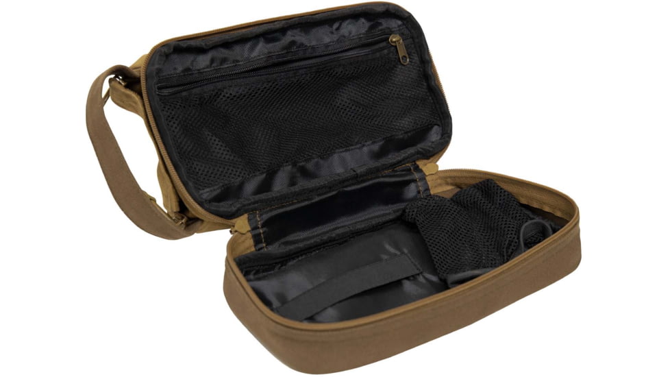 Rothco Deluxe Canvas Travel Kit, Coyote Brown, 1854-CoyoteBrown