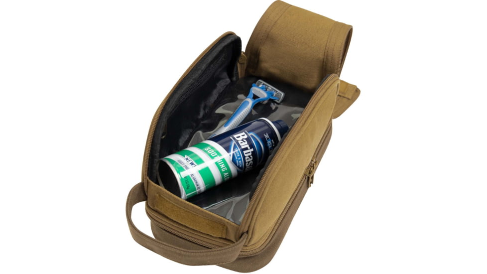 Rothco Deluxe Canvas Travel Kit, Coyote Brown, 1854-CoyoteBrown