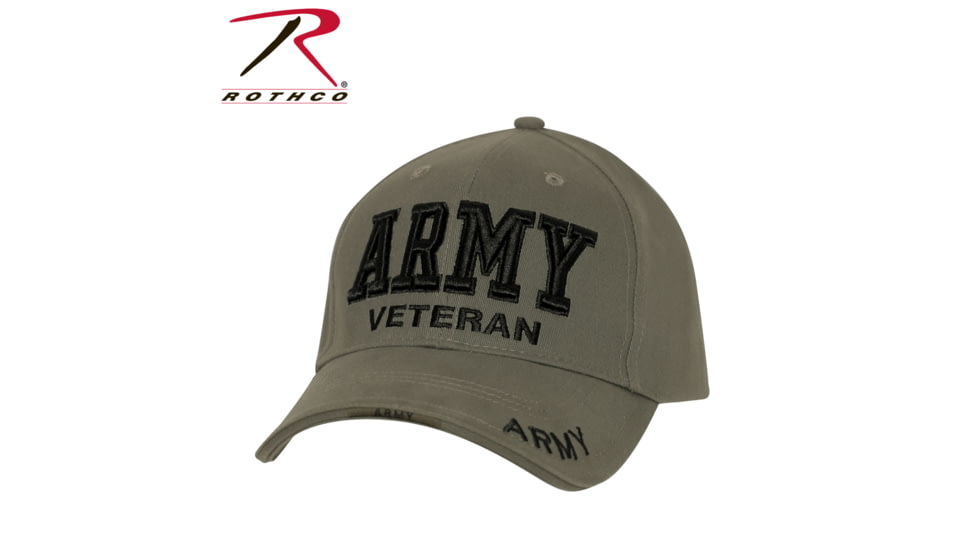 Rothco Deluxe Low Profile Navy Veteran Cap, Olive Drab, Army, 3946-OliveDrab-Army