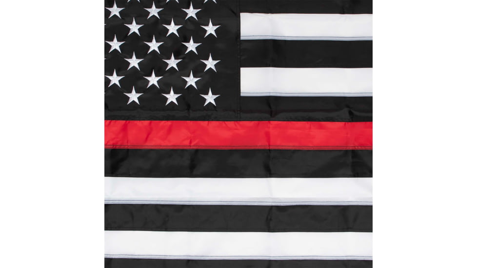 Rothco Deluxe Thin Red Line Flag, 3ft x 5ft, 15961