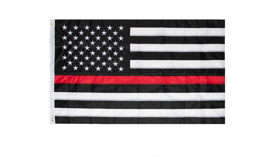 Rothco Deluxe Thin Red Line Flag / 3 X 5, 15961