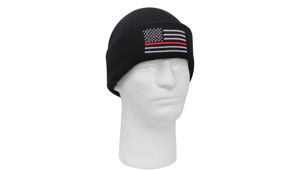 Rothco Deluxe Thin Red Line Watch Cap, 5433