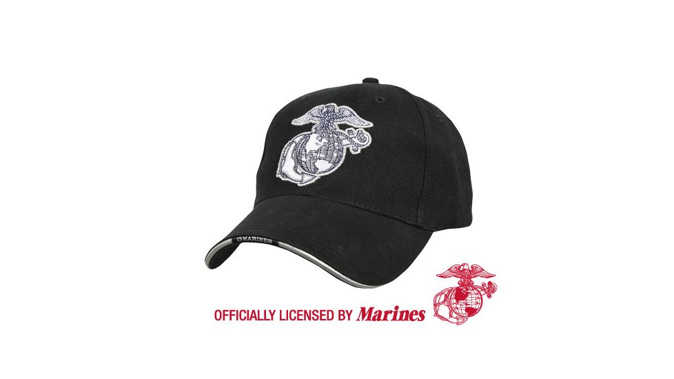 Rothco Deluxe U.S.M.C. G &amp; A Low Profile Insignia Cap w/ Marines Backstrap, 9897