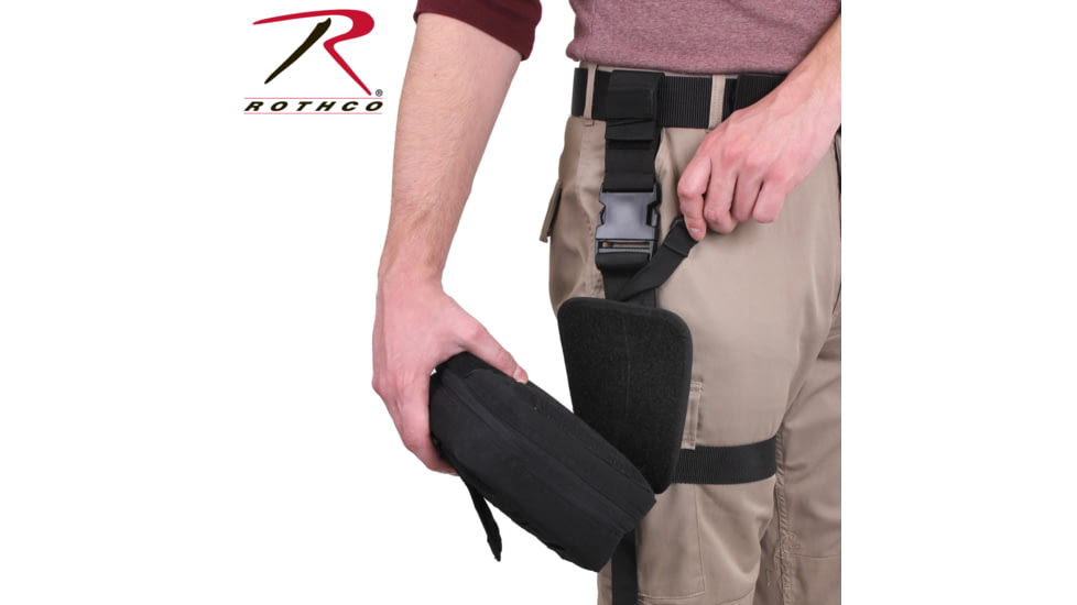 Rothco Drop Leg Medical Pouch, Black, 20755-Black