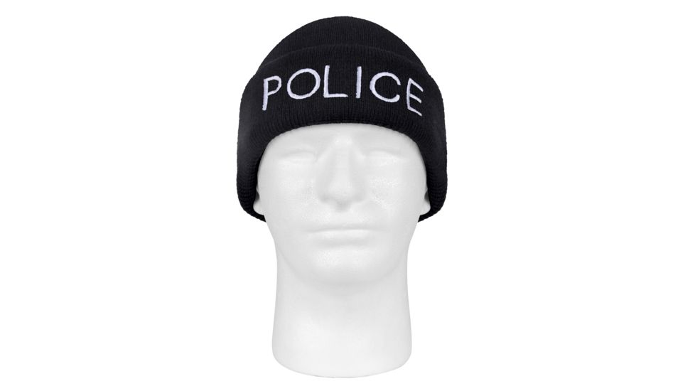Rothco Embroidered Watch Cap, 5443-Police